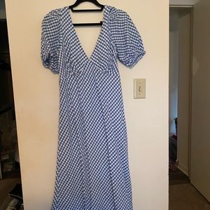 Blue Gingham Asos Dress